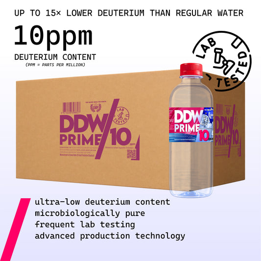 10 ppm DDW Prime deuteriumarmes Wasser